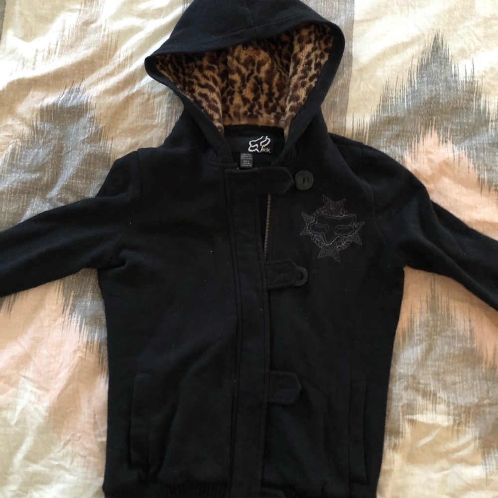Fox Sweatshirt with Furry lined Hood
